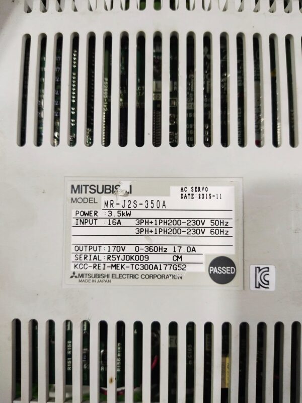 MITSUBISHI MR-J2S-350A